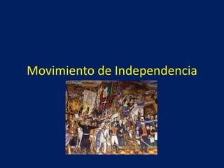 Movimiento de Independencia

      Daniel Vilchis Aguilar
 