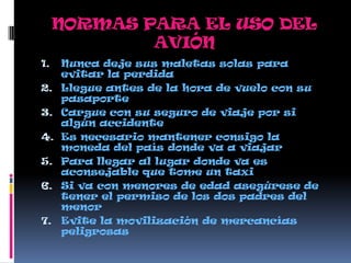COMO FUNCIONA EL AVIONlas formas de los planos o alas, cóncava y convexa es lo que realmente hace que un aeronave se mantenga en línea de vuelo, la aerodinámica de sus perfiles y los controles son las que le permiten un movimiento sobre sus tres ejes.Se mueve por medio de un motor impulsor o tractor dependiendo donde lo tenga.Las cuatro fuerzas que actúan: peso, sustentación, tracción y resistencia tienen que estar en perfectoequilibrio armónico y dado a esto, es como se arma esta aerodinámica.Los aterrizajes son producto de la baja velocidad que tendrías en ese momento y ayudado por los controles, y el solo cae sin tanto esfuerzo.