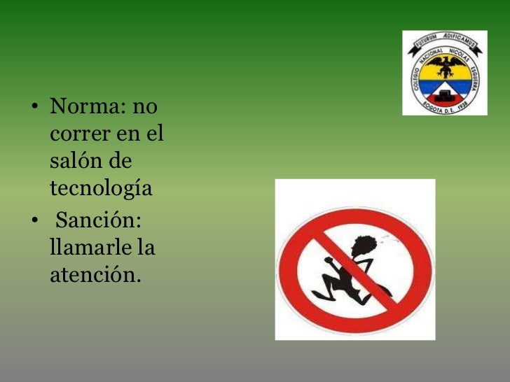Normas En El Salon De Informatica