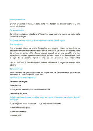 Periféricos de Entrada de Datos.