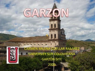 GARZON CARMEN MILENA CUELLAR RAMIREZ UNIVERSITY SUR COLOMBIANA GARZÓN-SITE 2009 
