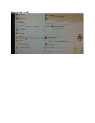 Segunda intervención

 