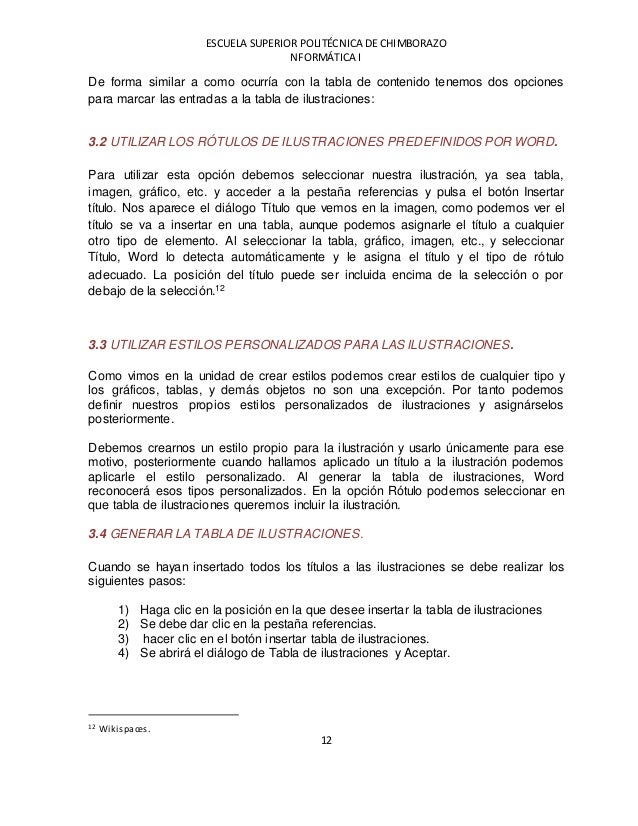 Trabajo de investigación acerca de word