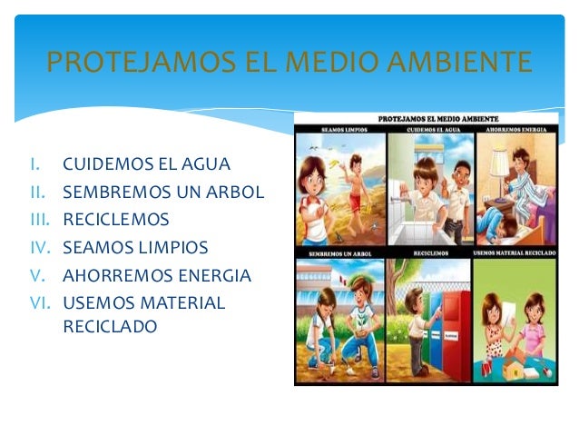 Resultado de imagen para importancia de conservar el medio ambiente