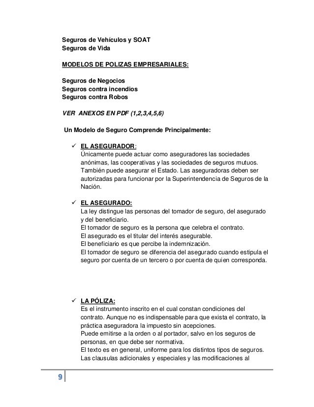 TRABAJO DE INVESTIGACION SOBRE SEGUROA - GRUPO 6