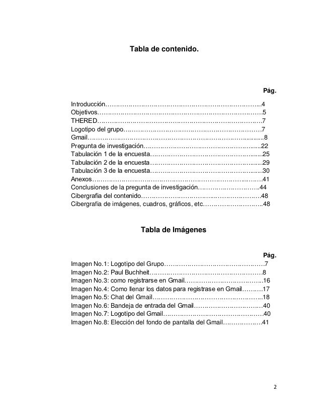 Trabajo de investigacion (el gmail)
