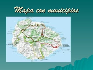 Mapa con municipios 