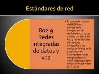 normas y estandares de red