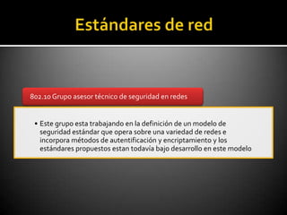 normas y estandares de red