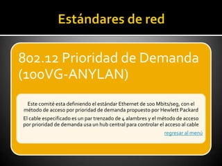 normas y estandares de red