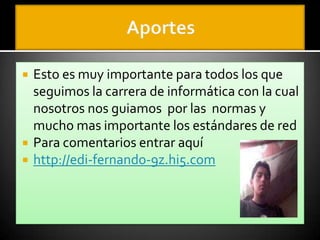 normas y estandares de red