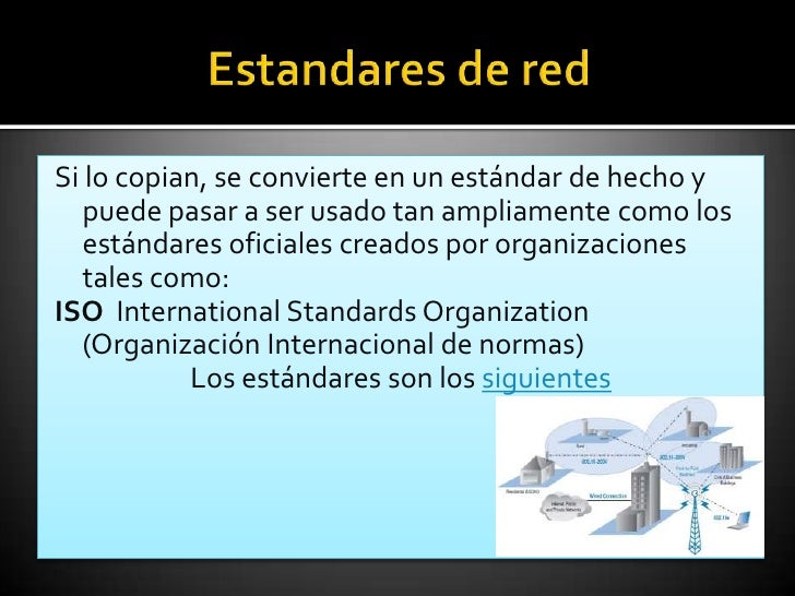 normas y estandares de red normas y estandares de red