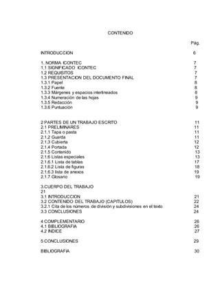 Trabajo de la norma icontec | DOCX