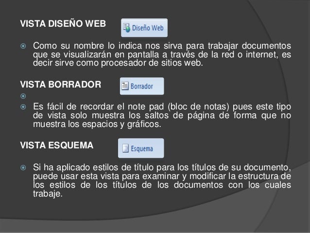 Resultado de imagen para materiales con esquemas y vistas ofimatica