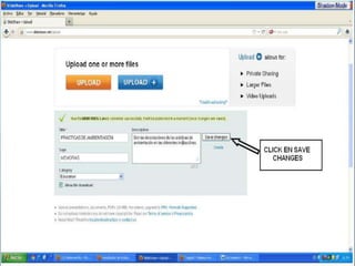 UTILIZACIÓN SLIDESHARE