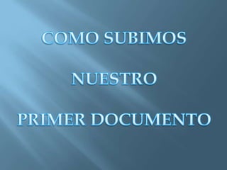 UTILIZACIÓN SLIDESHARE