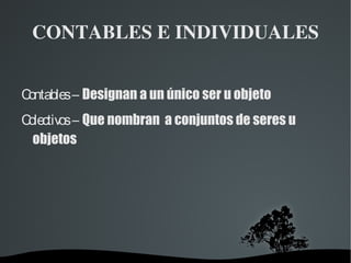 CONCRETOS  ABSTRACTOS 