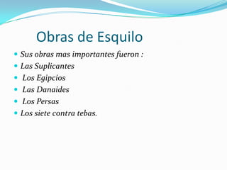 Comenzó así una carrera literaria sin parangón: Sófocles llegó a escribir hasta 123 tragedias para los festivales, en los que se adjudicó, se estima, 24 victorias, frente a las 13 que había logrado Esquilo. Se convirtió en una figura importante en Atenas, y su larga vida coincidió con el momento de máximo esplendor de la ciudad.