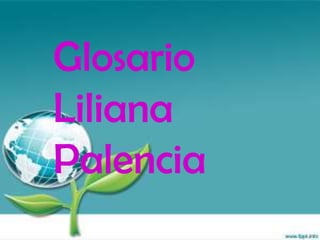 Glosario Liliana Palencia  