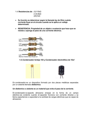 Trabajo del protoboard