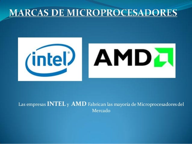 Trabajo de marcas de microprocesadores