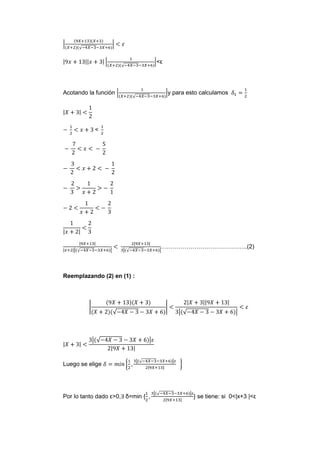 ejercicios de limites (matematica)