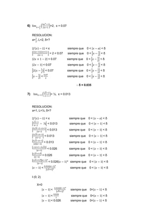 ejercicios de limites (matematica)