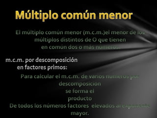 Trabajo de matemáticas