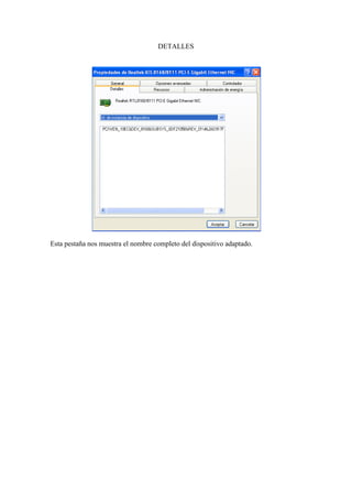 administrador de dispositivos