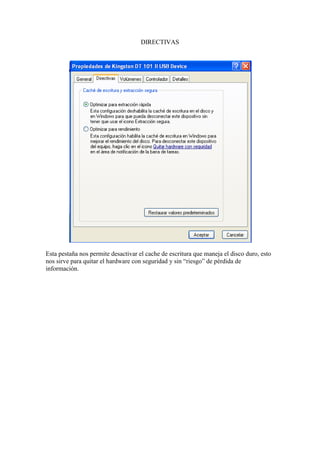 administrador de dispositivos