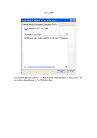 administrador de dispositivos