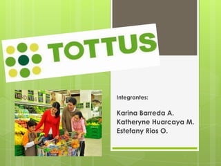 Integrantes:
Karina Barreda A.
Katheryne Huarcaya M.
Estefany Rios O.
 