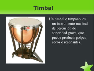 Instrumentos de percusion 