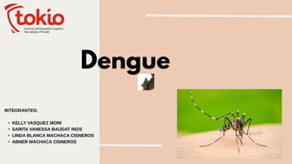 Dengue
INTEGRANTES:
• KELLY VASQUEZ MORI
• SARITA VANESSA BAUDAT RIOS
• LINDA BLANCA MACHACA CISNEROS
• ABNER MACHACA CISNEROS
 