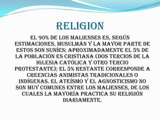 CULTURALa cultura de Francia es un factor presente en el desarrollo de la cultura de países relativamente nuevos, como Canadá y Estados Unidos.Existe la costumbre de la comida en familia, que se respeta a pesar del acelerado ritmo de sus ciudades. Otra costumbre francesa es no comer entre comidas ni beber aperitivos que estropeen el gusto por los alimentos. Si una familia le invitase a comer, la puntualidad es básica y es recomendable que el arreglo personal sea formal. En el hogar, es costumbre repetir varias veces el plato que más agrada, sin que por ello se descuide a los otros platillos del día.Entre las costumbres más importantes de los habitantes del país está la asistencia a espectáculos teatrales, musicales y cinematográficos. Siendo Francia la cuna del cine, sus pobladores devoran con asiduidad lo que la industria produce, especialmente la cinematografía nacional, porque, un rasgo muy propio de los galos es el amor a las producciones de su patria.La gente en Francia tiene una sola costumbre común, la de sorprender por su seguridad, por su variedad y por su facilidad para mezclarse con lo nuevo sin perder lo que han conservado por años. Por la misma razón, para conocer a los franceses hay que trasladarse a las regiones más alejadas de las grandes ciudades. En ellas se conservan costumbres más antiguas, más sencillas, especialmente en cuanto a la alimentación y la diversión, lo que produce un agradable contraste con la vida urbana. La vida religiosa es más activa en estas áreas, en donde se celebran incontables festividades de carácter religioso cada año.