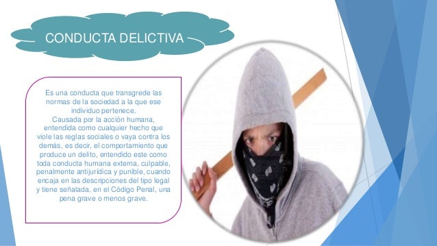 conducta delictiva y factores