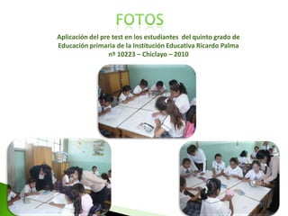 Antes de la aplicación del programa de talleres un 95,24% de los estudiantes no conocía sobre la técnica de las tres erres, solo el 52,38% si reciclaba, además el 35,71% respondió correctamente lo que significa reciclar, para definir reusar solo lo hizo acertadamente el 33,33% y reducir solo el 26,19%.  