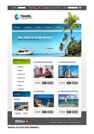 IMAGEN DE SITIO WEB DIMÁMICO
 