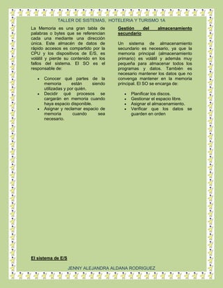 Trabajo de sistemas cor