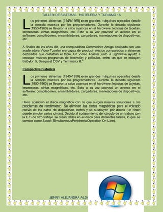 Trabajo de sistemas cor