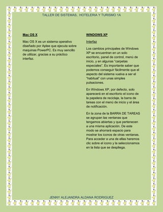 Trabajo de sistemas cor