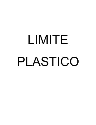 LIMITE
PLASTICO
 