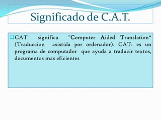 Incorpora potentes opciones de gestión de terminología.