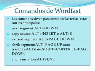 Hacer el trabajo más cómodo y reducir el estrés para la vista, al tener siempre bien delimitada la oración que estamos traduciendo.Problemáticas de C.A.T.Inestable con archivos complejos de Microsoft Word 