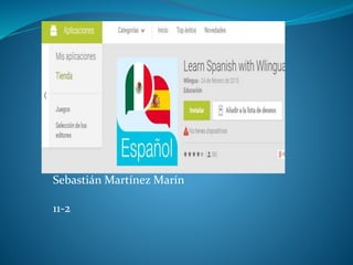 Sebastián Martínez Marín
11-2
 