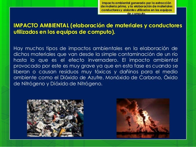 PREVISION DEL IMPACTO AMBIENTAL DERIVADO DE LA EXTRACCION, USO Y PROC…