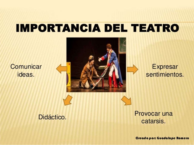 Cual Es La Importancia Del Teatro