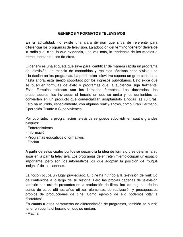 Guion técnico y literario