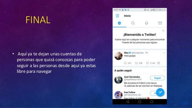 Registrate En Facebook Y En Twitter