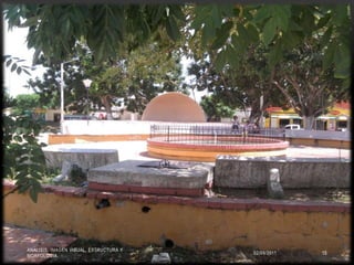 02/09/2011ANALISIS, IMAGEN VISUAL, ESTRUCTURA Y MORFOLOGIA11EN EL MUNICIPIO DE SABANAGRANE ENCONTRAMOS LA PLAZA CENTRAL UBICADA EN LA IGLESIA SANTA RITA DE GALVIS , LA CUAL FORMA PARTE DE LOS LLAMADOS NODOS, DEBIDO A QUE ES UN LUGAR  EN EL CUAL SUELEN TRANSCURRIR  GRAN PROCENTAJE DE LA POBLACION. DE HECHO LOS ADULTOS MAYORES SUELEN ESTAR PRESENTES ALLI LA MAYOR PARTE DE SU TIEMPO RECORDANDO Y DISFRUTANDO EN ESTE LUGAR Y PUES EN DIAS EN LOS CUALES LAS PERSONAS SE DEDICAN A SALIR ESTE ES EL LUGAR DE INSIENCIA Y REUNION EN SU MAYOR PARTE 